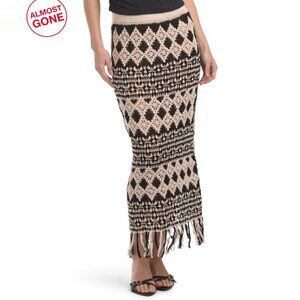 CAROLINA K multi Crochet Skirt